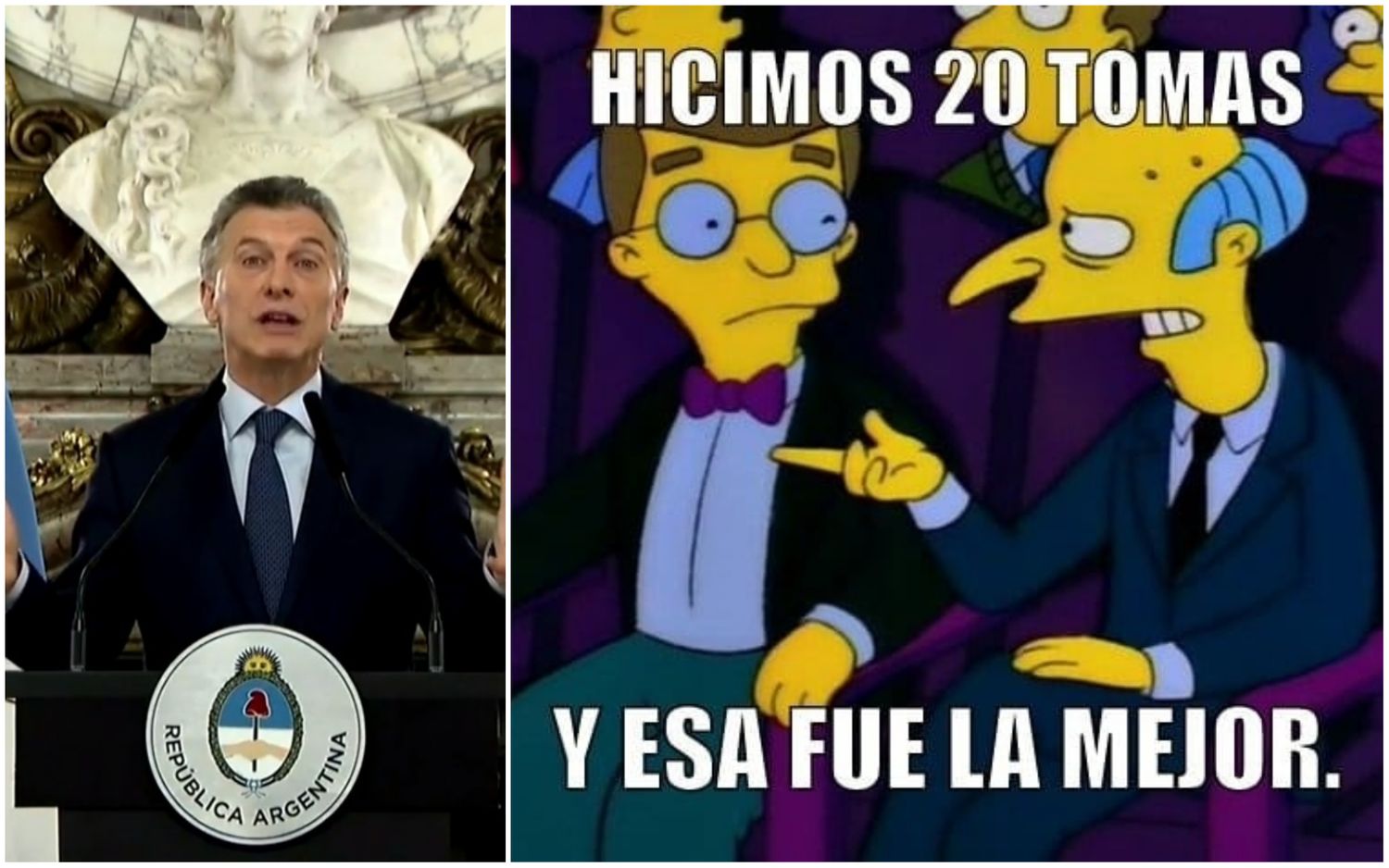 En las redes estallaron los memes tras el mensaje grabado de Mauricio Macri en Casa Rosada
