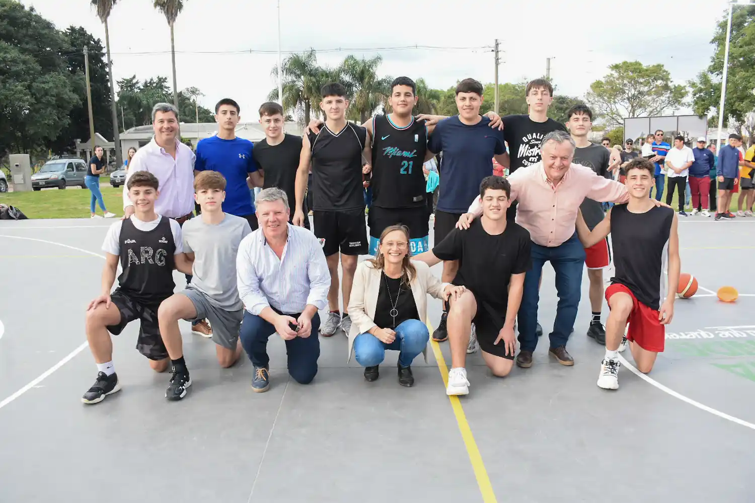 Se inauguró el noveno playón multideportivo accesible de la provincia