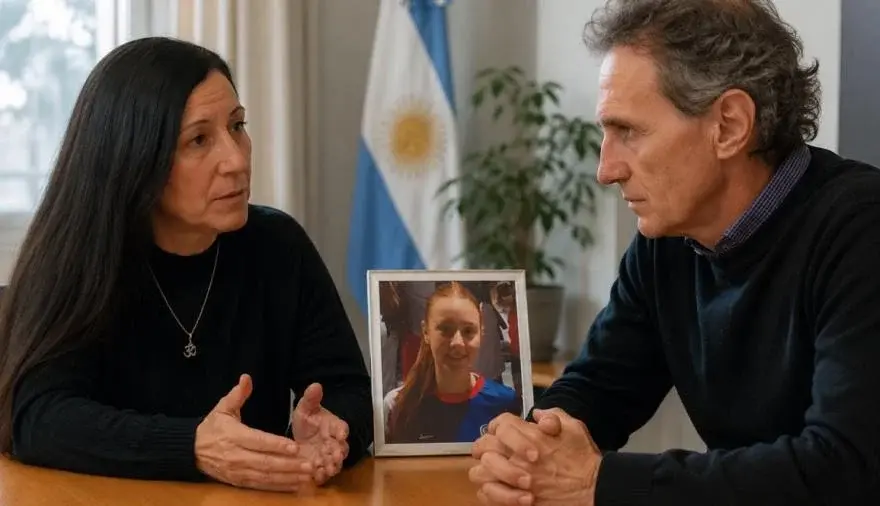 La mamá de Anita llevó su reclamo a Katopodis.