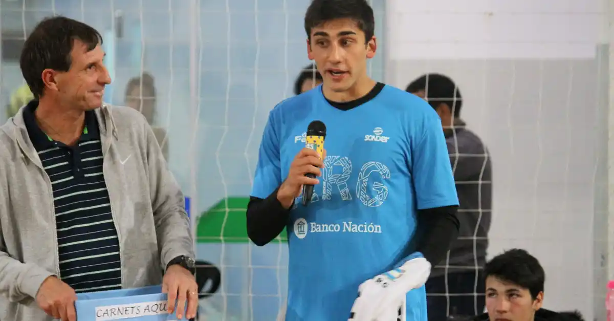 Ignacio Roberts y una tarde a puro voley