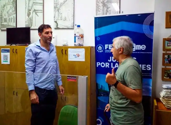 Gonzalo Fierro se reunió con autoridades de Cámara de Comercio local