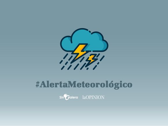 Rige alerta meteorológica por tormentas