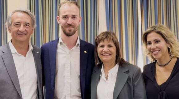Mayer suma refuerzos en Castellanos: se reunió con la ministra Patricia Bullrich
