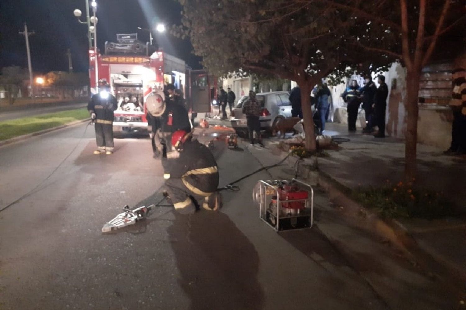 Murió una chica al impactar un auto contra un árbol