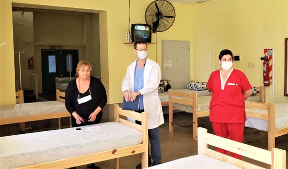 Así será el Centro Hospitalario en ANDAR, con 25 camas para “aislamiento” y eventual internación