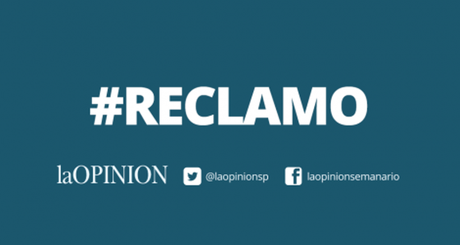 Reclamo: “Una vergüenza que no cuiden algo que es público”
