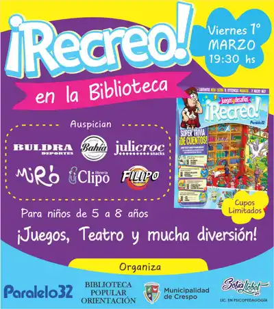 Recreo en la biblioteca: ¡una experiencia única para los más pequeños!