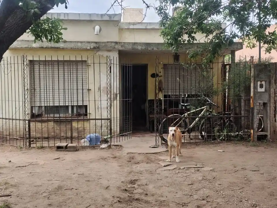La vivienda ubicada en Juan B. Justo al 1100 fue escenario del incendio.