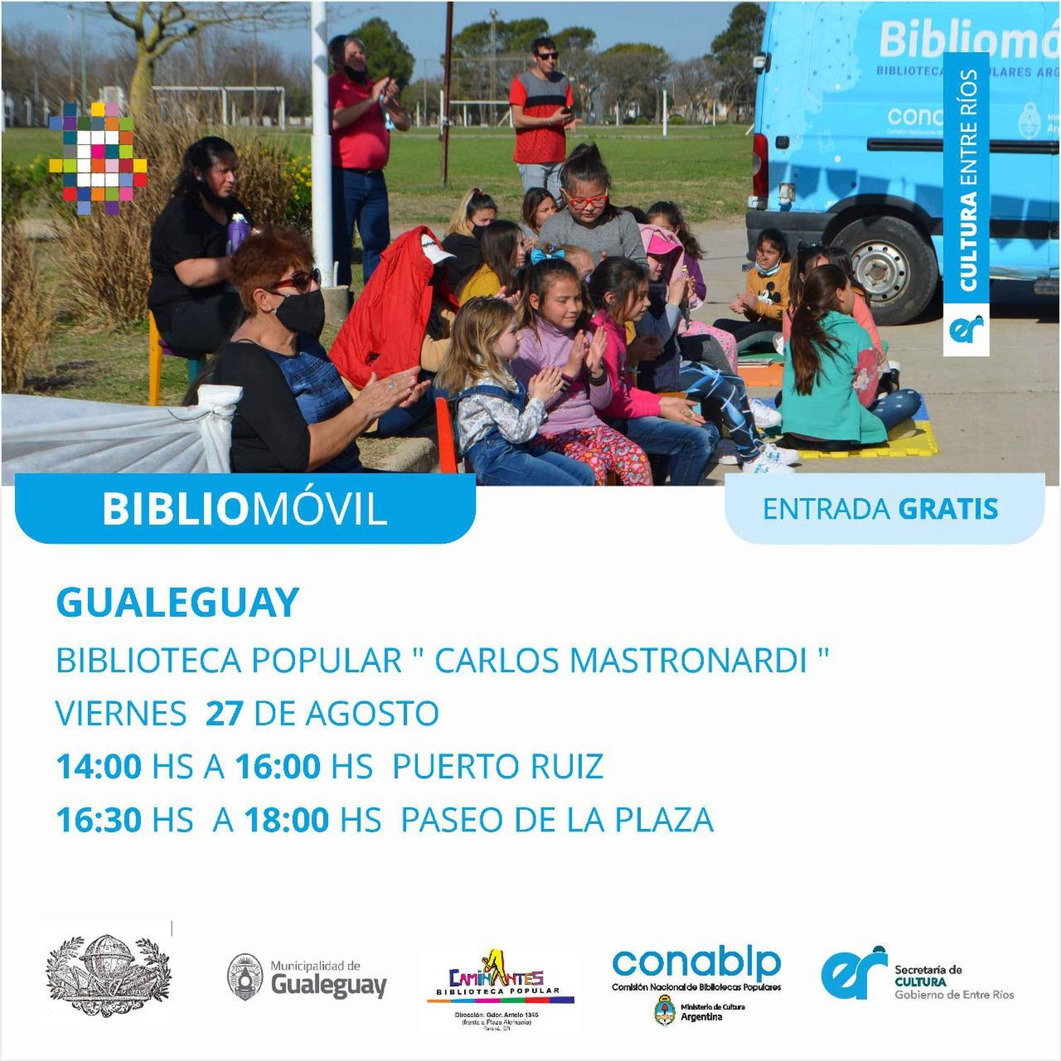 El Bibliomóvil llega a Gualeguay