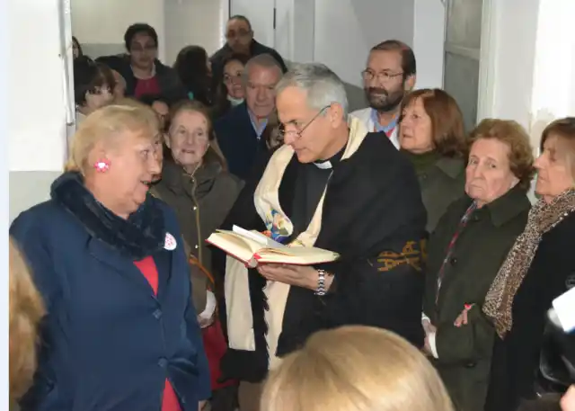 Descubrieron una placa homenaje en el Hospital San Antonio
