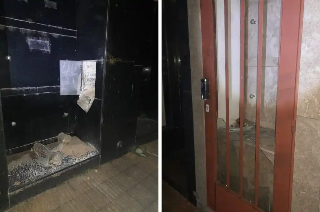 Dañaron varios panteones y destrozaron la puerta de la morgue del Cementerio Municipal en Santa Fe