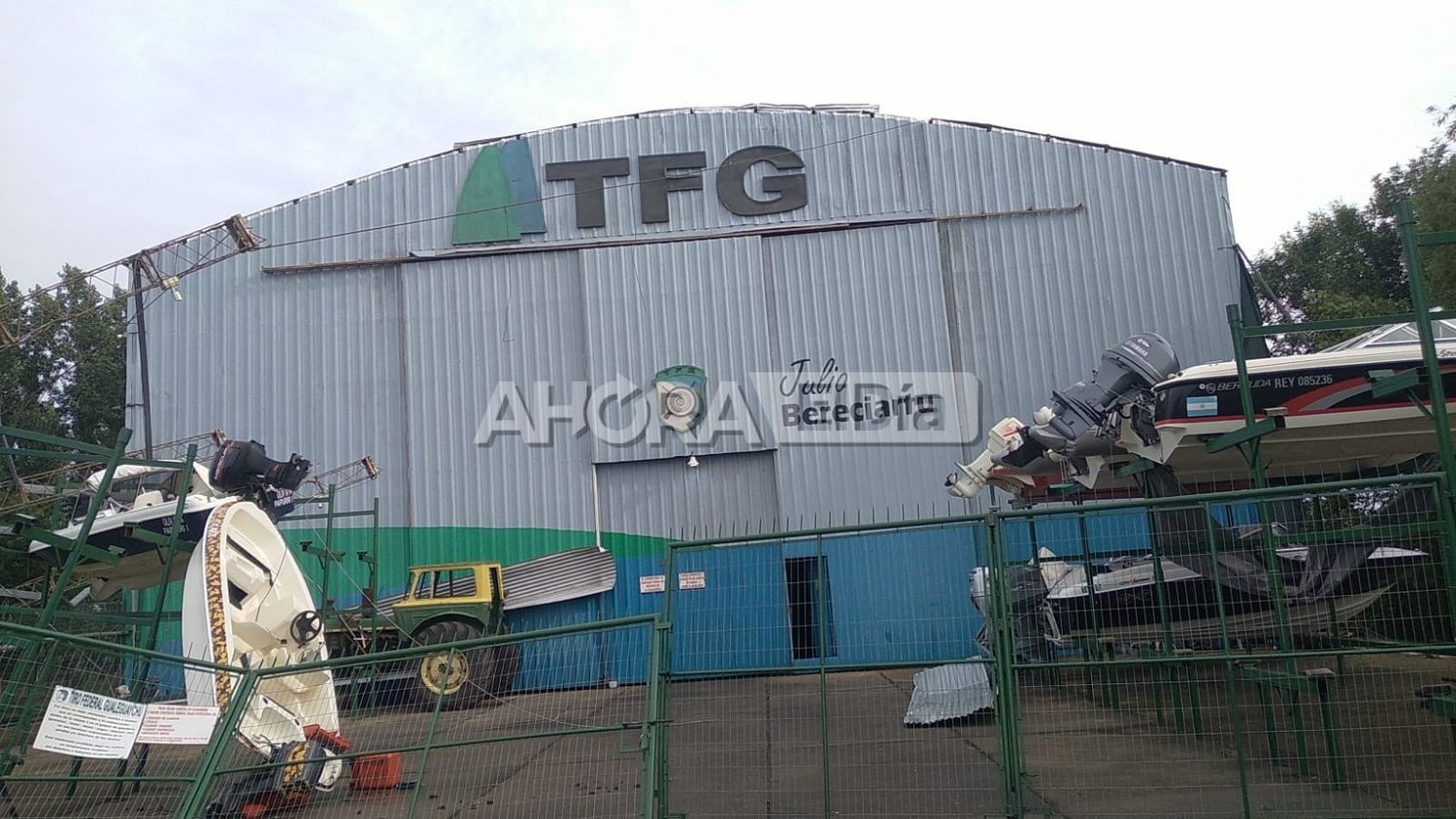 La tormenta ocasionó severos daños en las instalaciones del Tiro Federal