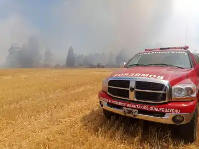 Por la sequía y las altas temperaturas, los Bomberos tuvieron ocho salidas diarias en los últimos cuatro meses