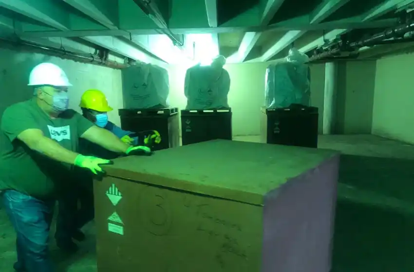 El Municipio gestionó la exportación de 5 toneladas de residuos peligrosos para su disposición final