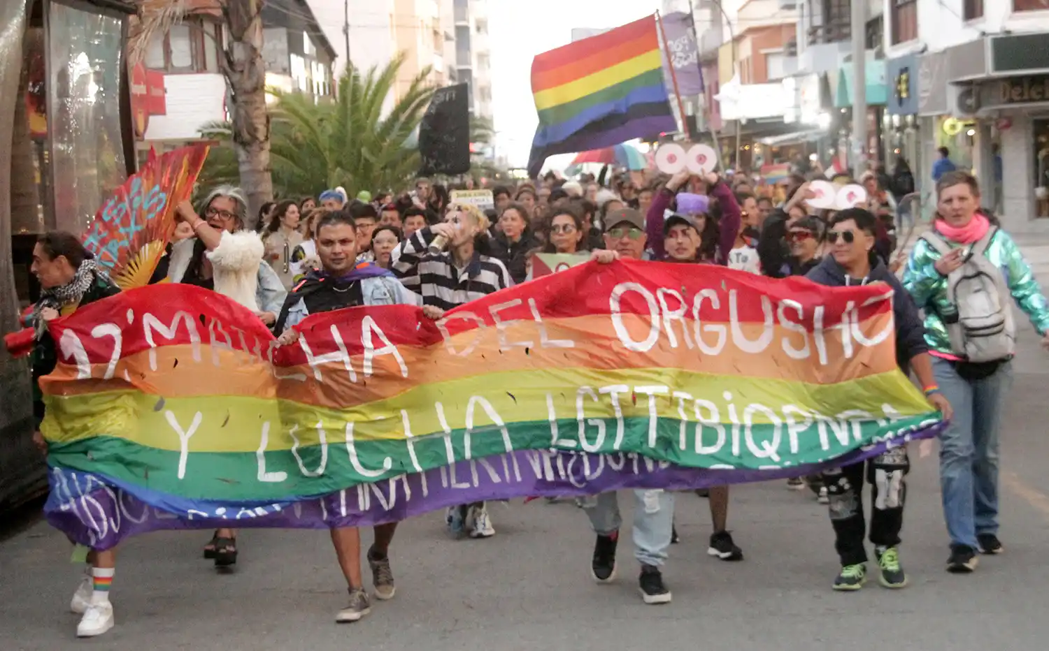 Una marcha. Que se repite todos los años