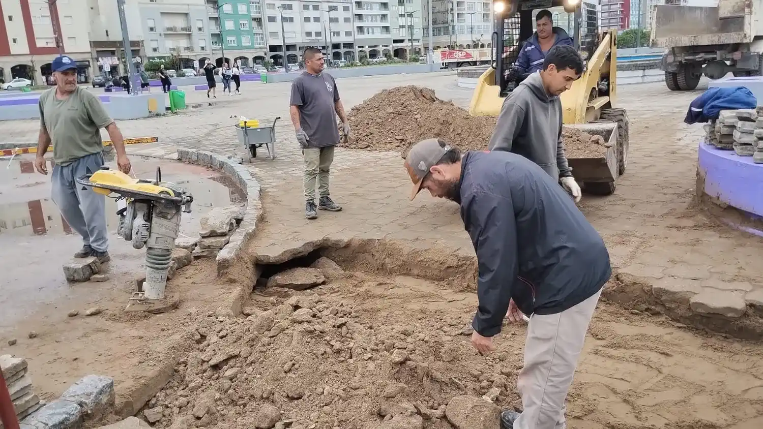 Arreglos en la Rambla