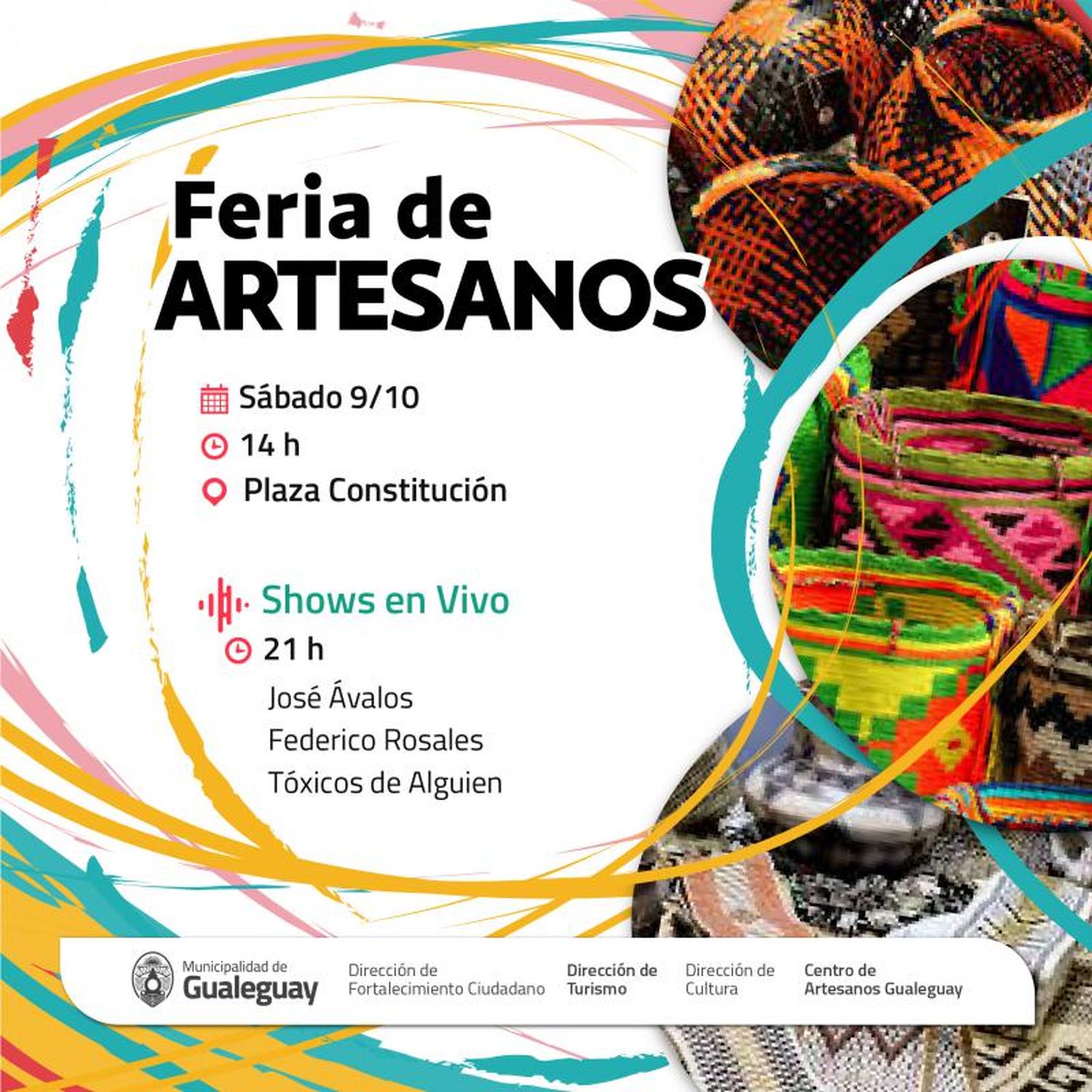 Fin de semana largo: realizarán una feria de Artesanos