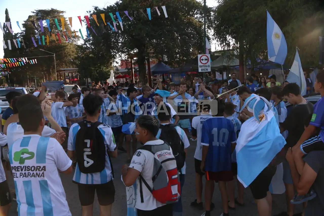 festejos costanera argentina 2 australia 1 - 5