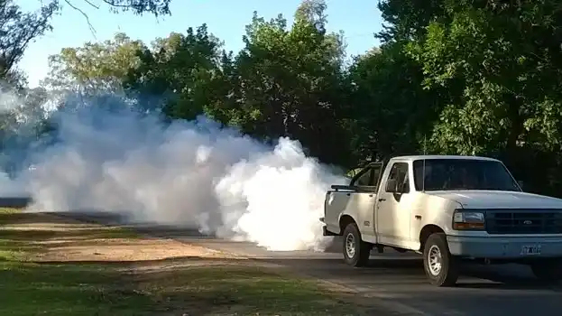Fumigaron el Parque Unzué contra la larva del mosquito