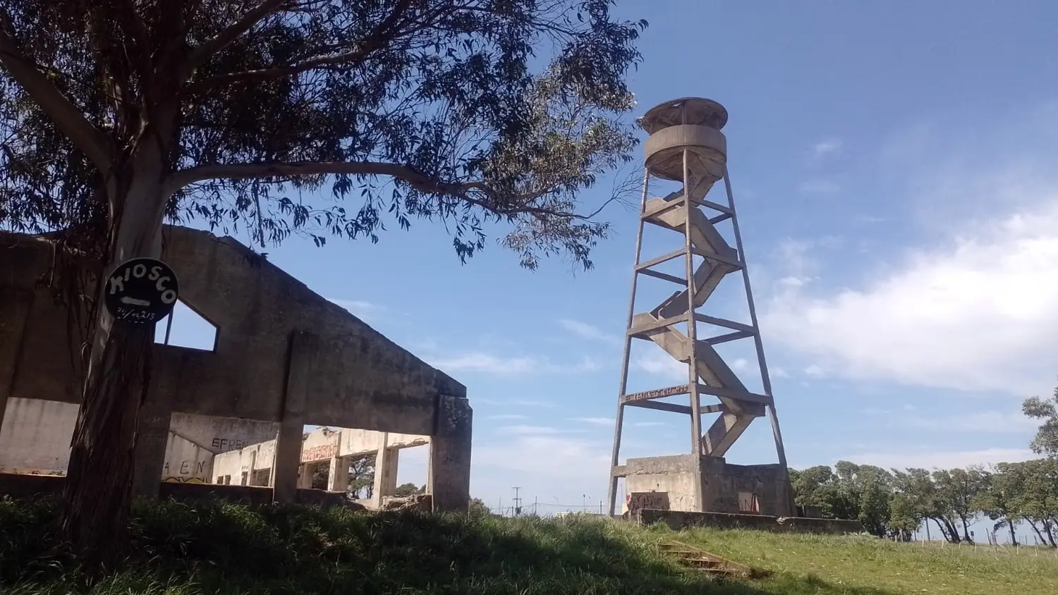 La “Vanguardia”. Consistía en algunas construcciones de barro y techo de paja vizcachera