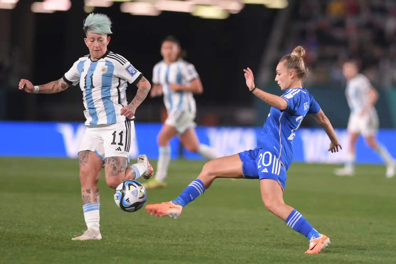 Copa Mundial Femenina: Argentina no pudo con Italia y cayó por 1 a 0 en su debut mundialista