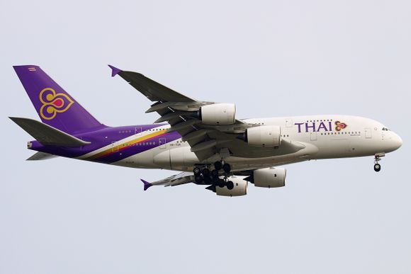 Thai Airways puso a la venta dos de sus Airbus A380