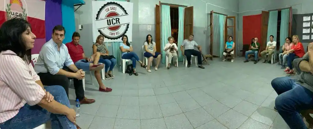 Continúa en Nogoyá la agenda de planificación estratégica de la UCR entrerriana