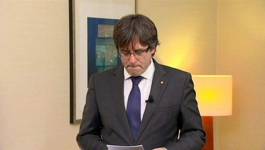 Puigdemont se entrega a la policía en Bélgica