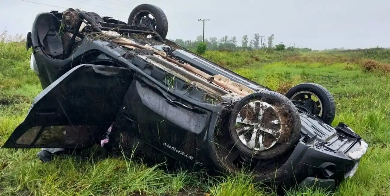 Fue asistida en el lugar y derivada al Sanatorio Reconquista con lesiones.