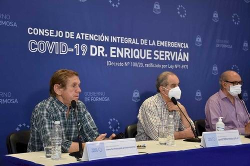 Gómez garantizó insumos para realizar hisopados