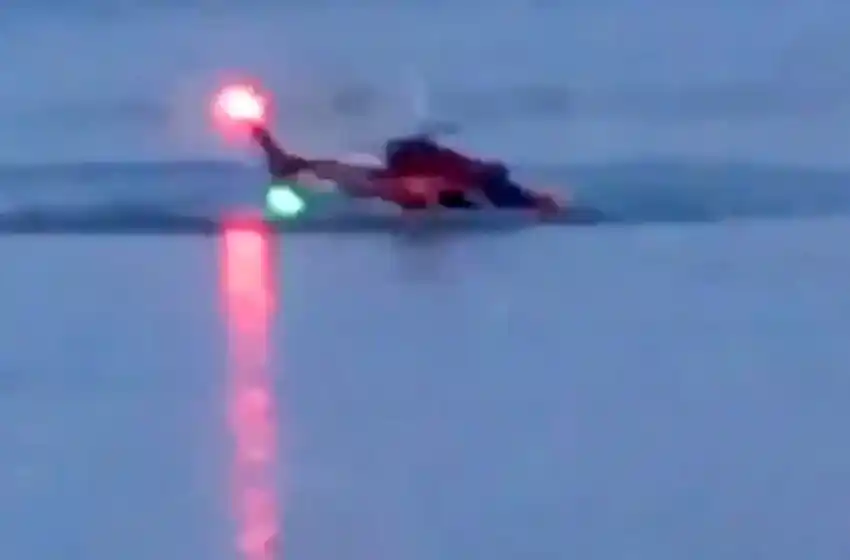 El video del helicóptero antes de estrellarse en el Río Este de Nueva York