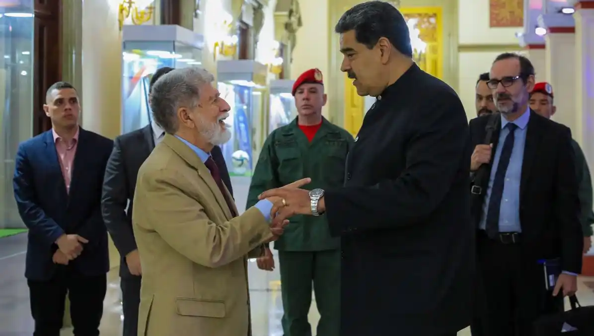 Maduro prometió a Celso Amorim entregarle las actas de votación del 28Jul