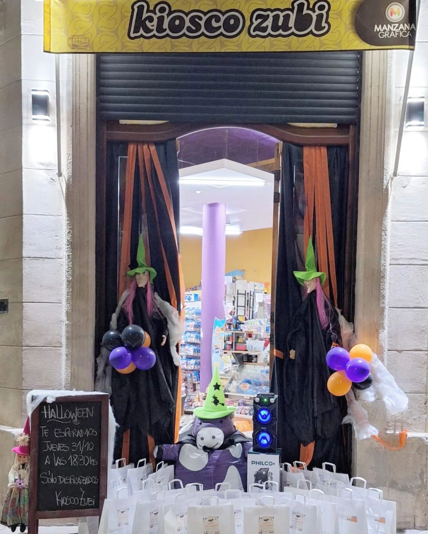 Frente de Kiosco "Zubi".