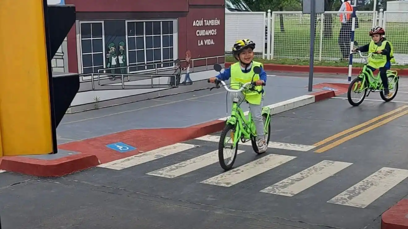 Así es el parque que funciona en Rafaela.