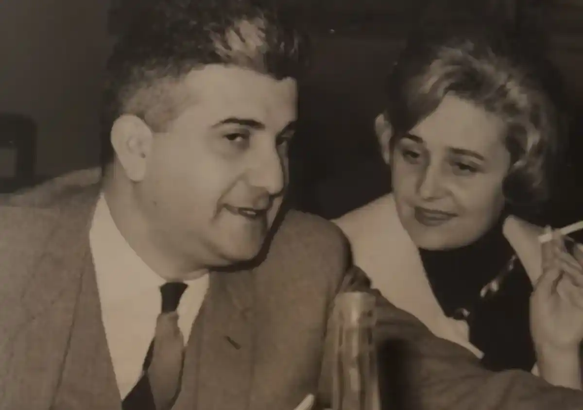 Norberto junto a su esposa