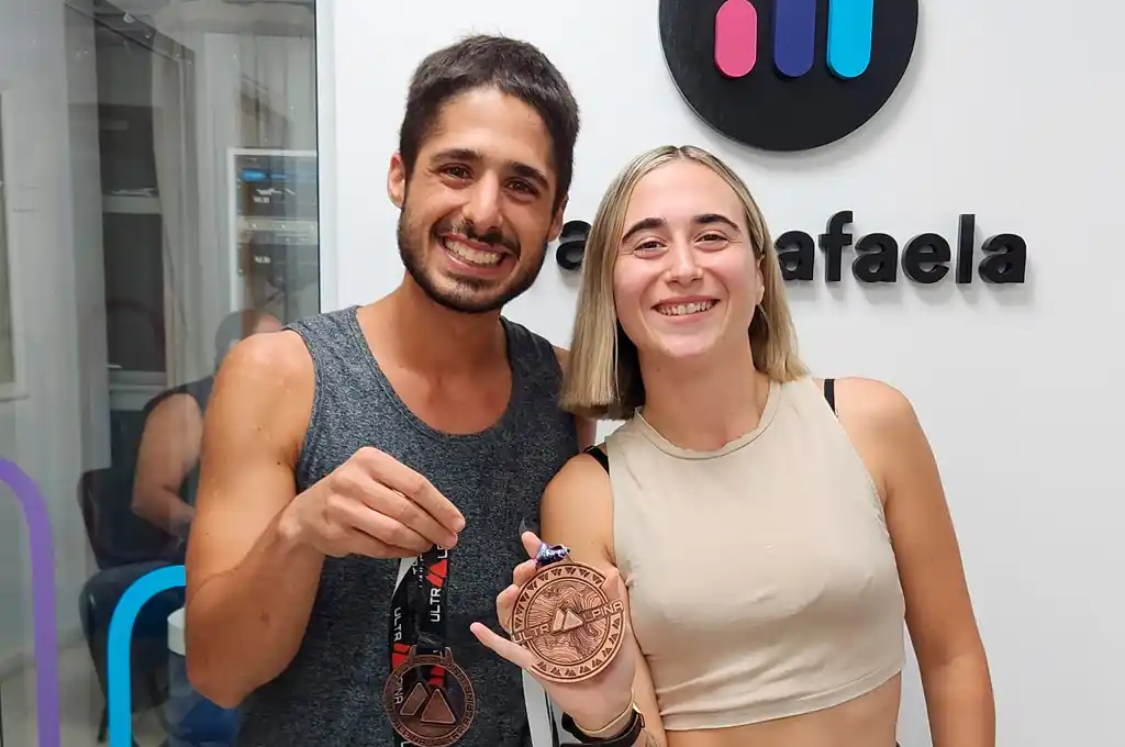 Agustín Percantet - Runners maratonistas Sol Parisi - Runners maratonistas