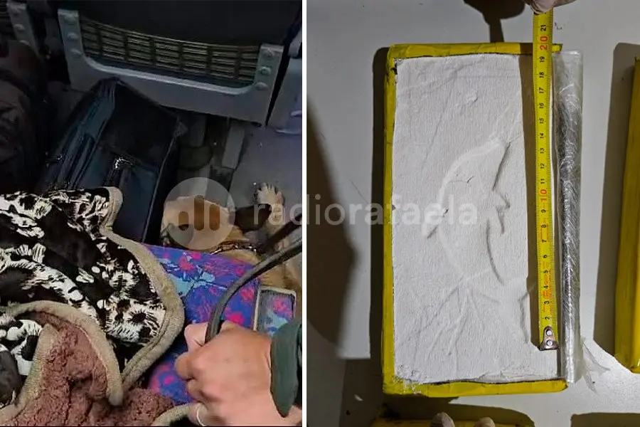 Atraparon a una pareja viajando por la Ruta Nacional 34 con más de 12kg de cocaína