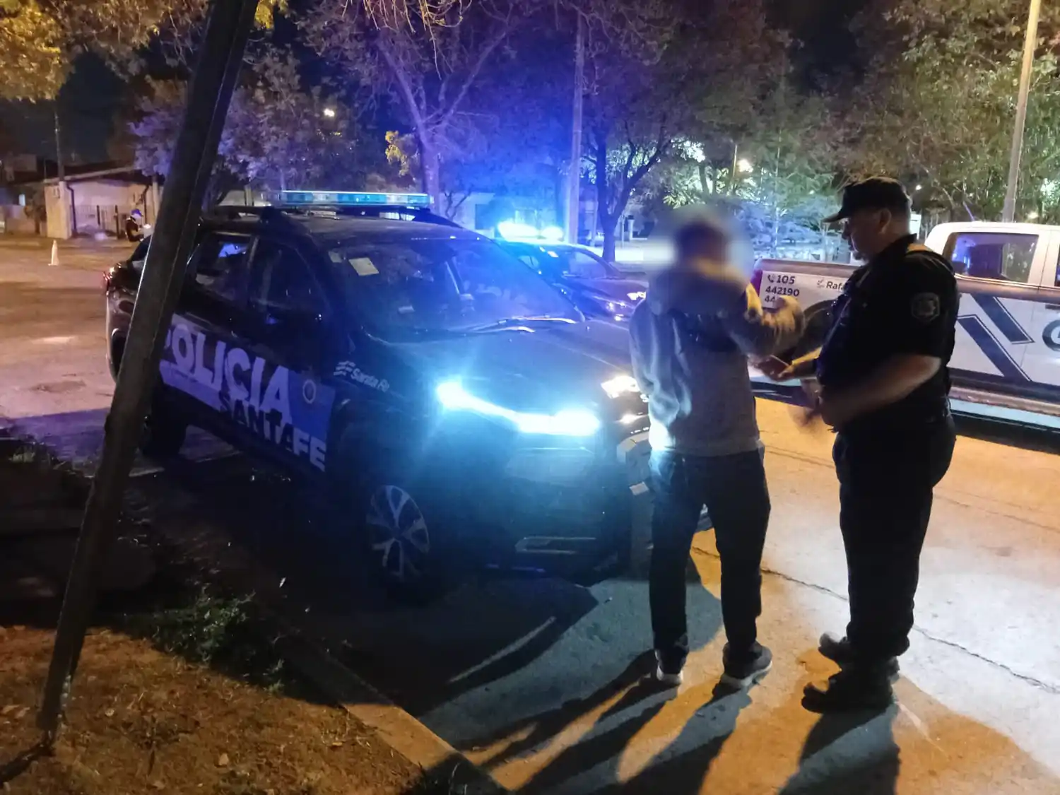 Fuerte operativo policial en Rafaela: ocho personas a comisaría en averiguación de antecedentes