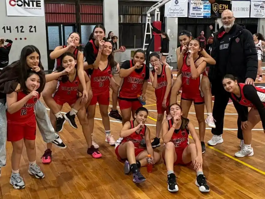 Gran victoria de las U13 de Olimpia BBC frente a Peñarol como locales.