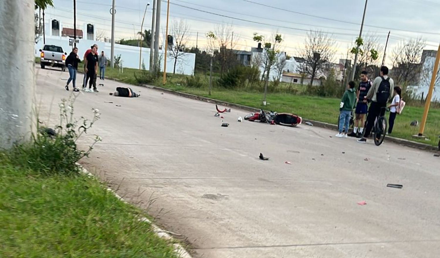Dolor por el fallecimiento de un motociclista de 70 años que había sufrido un grave accidente en la región