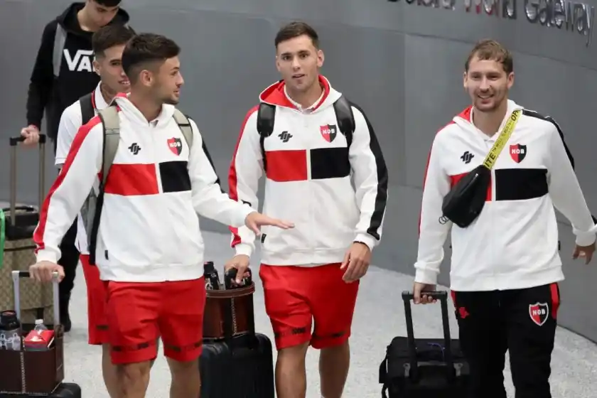 Newell’s llegó a Estados Unidos para enfrentarse al Inter Miami de Messi y Martino