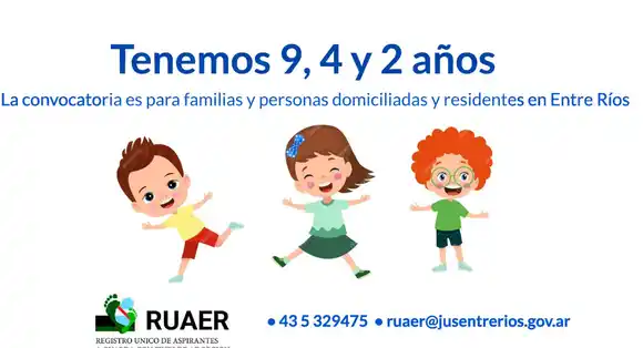 Tres hermanos buscan una familia