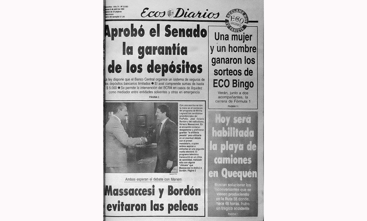 Jueves 6 de abril de 1995