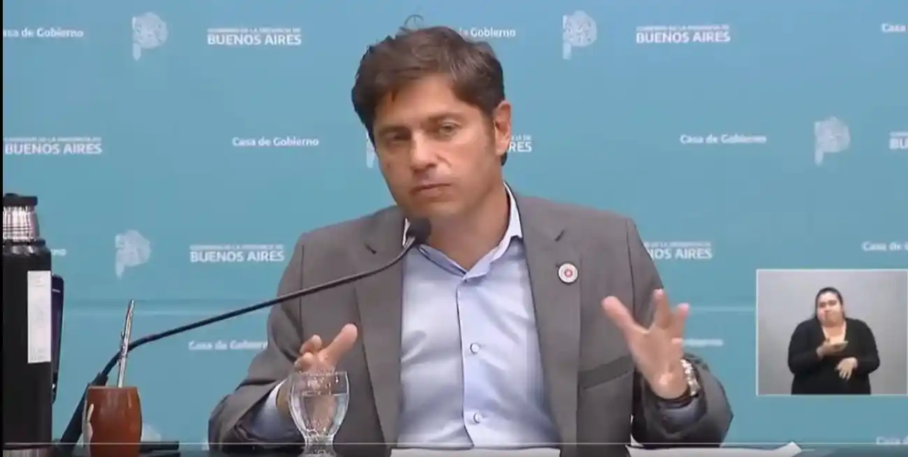 "Tengo la responsabilidad de tomar decisiones que sean a favor de la provincia", planteó Kicillof en conferencia de prensa.