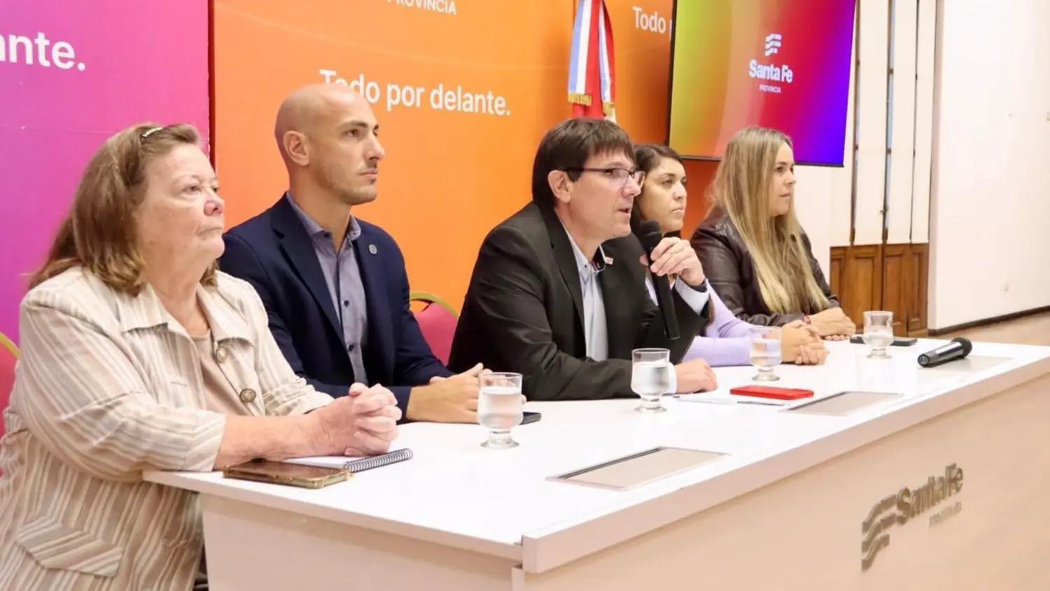 Funcionarios de Santa Fe.