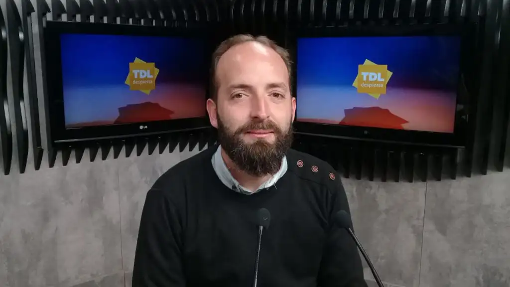 Nicolas Carrillo en el desayuno de Tandil Despierta