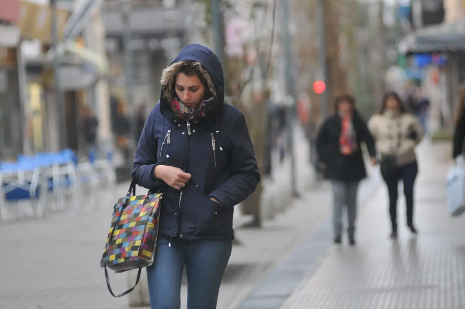 Sábado frío e inestable en la ciudad