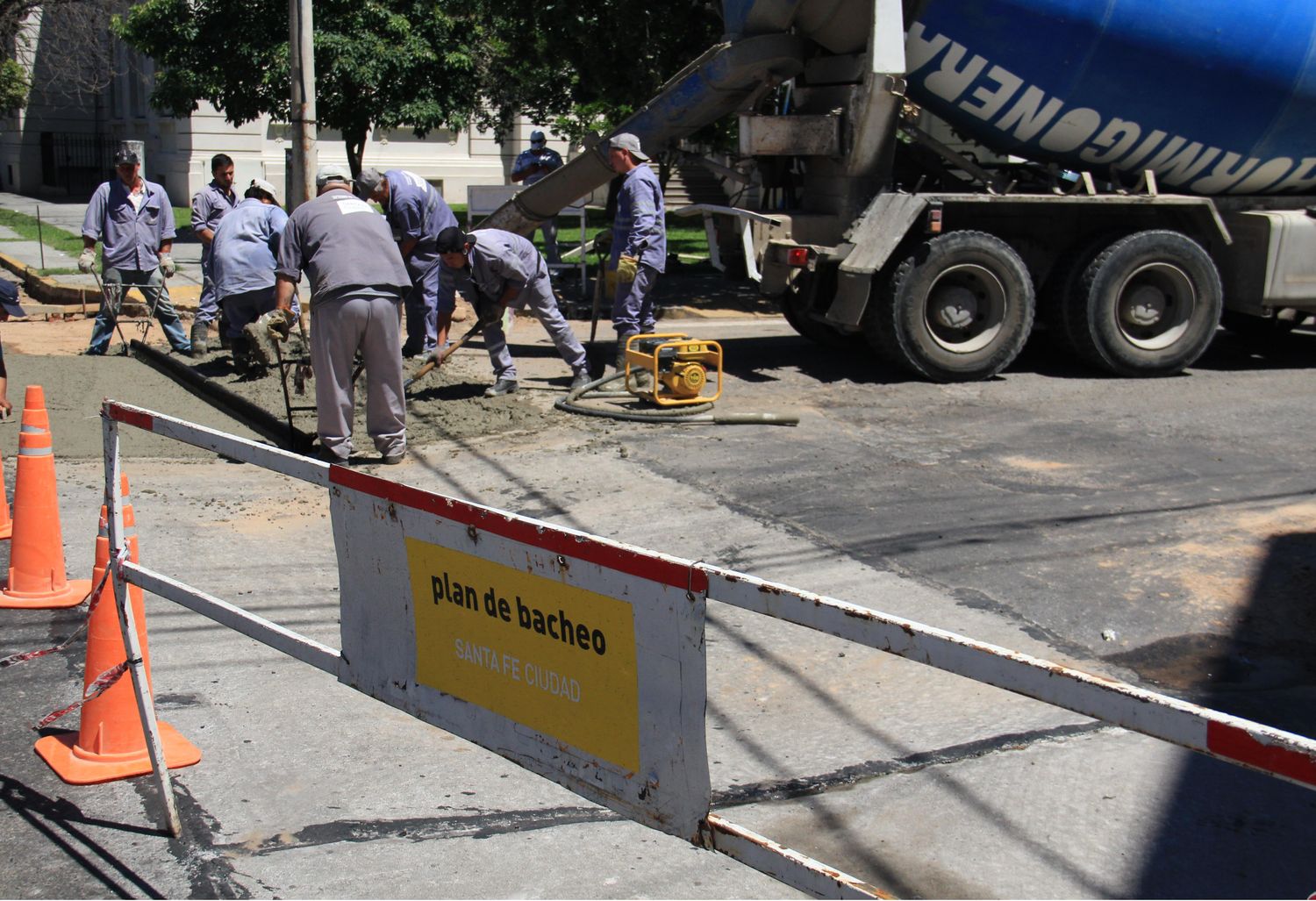 Plan de bacheo: trabajos previstos para este lunes