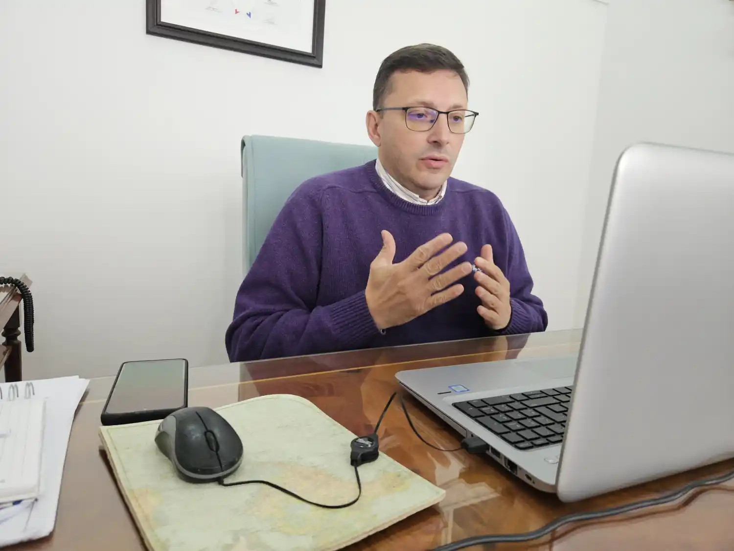 Lisandro Marsico participó como expositor en la audiencia pública por la Ruta Nacional 34