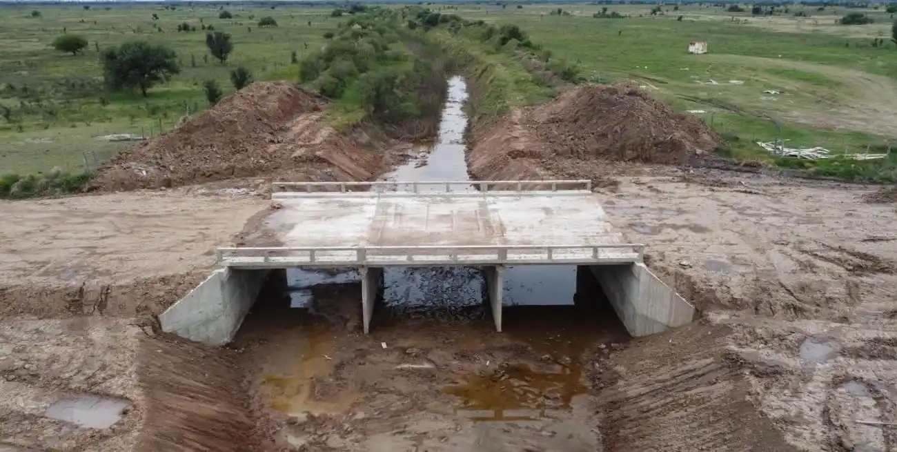 75% de avance: provincia desarrolla obras hídricas para proteger localidades del departamento San Cristóbal